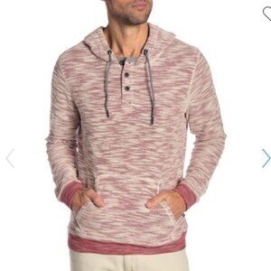 Union Men's Henley Hoodie Sweatshirt